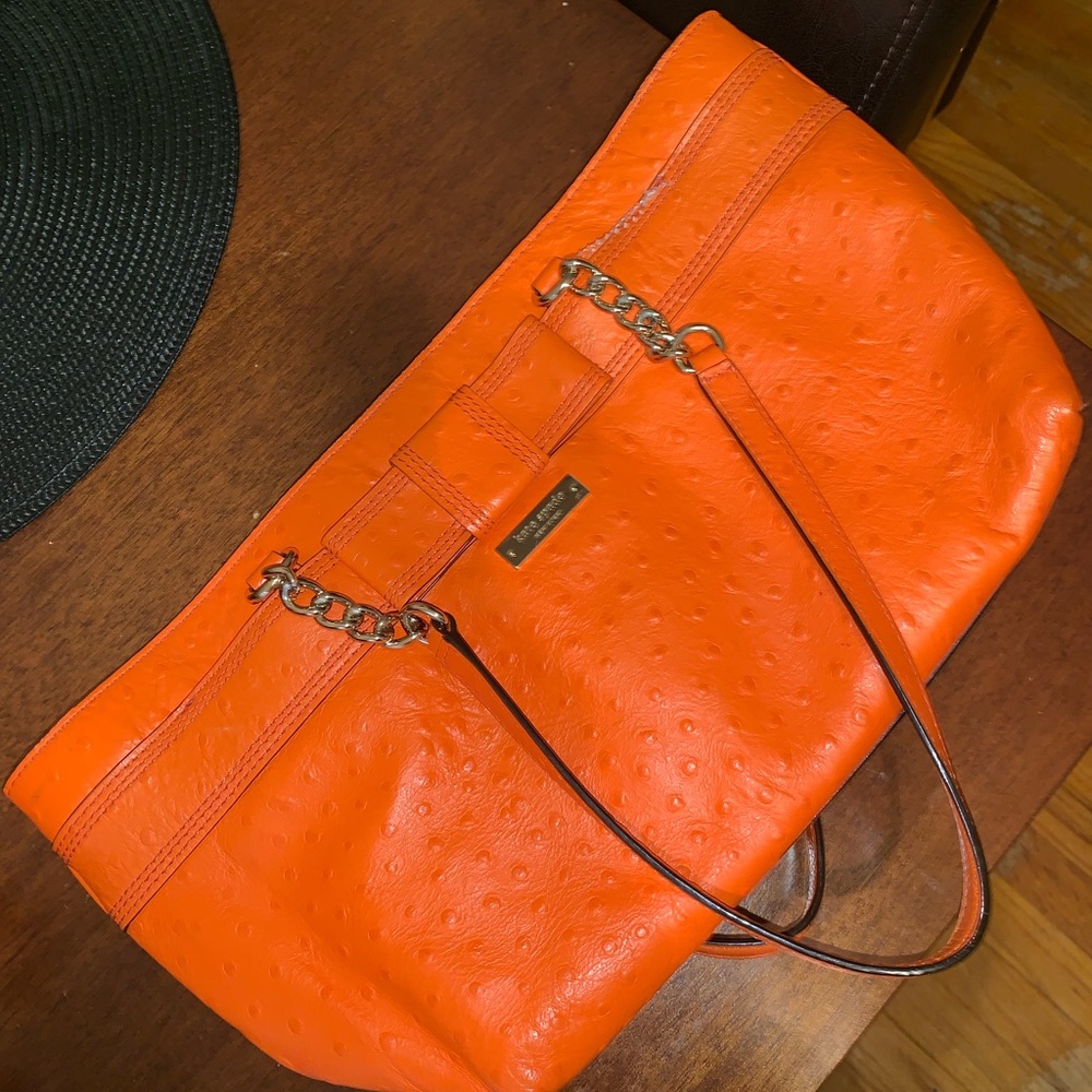 Orange Kate Spade handbag